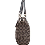 Coach Monogram Signature Canvas Prairie Satchel Handbag