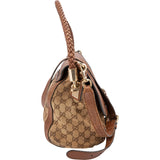 Gucci Monogram GG Canvas Bella Flap Handbag