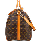 Louis Vuitton Monogram Canvas Keepall 60 Bandoulière Travel Bag
