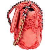 Chanel 19 Frayed Canvas Single Flap Crossbody Bag