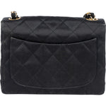 Chanel Quilted Satin Single Flap Crossbody Bag - vintageandkickz