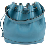 Hermès Blue Jean Togo Leather Market Bucket Shoulder Bag
