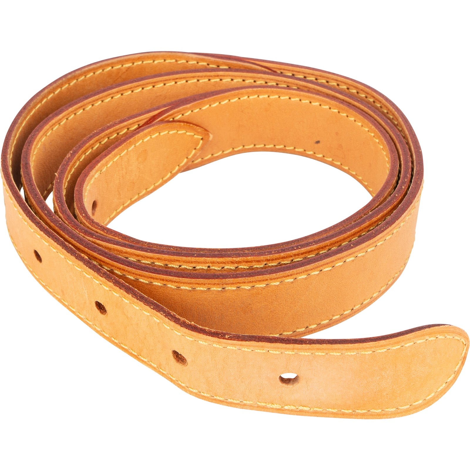 [🔄️B06 / F23] Louis Vuitton Canvas Monogram Vachetta Leather Adjustable Bag Strap - vintageandkickz