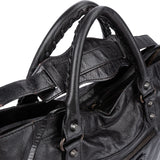 Balenciaga Black Leather Classic City Handbag