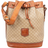 Celine Monogram Macadam Canvas Bucket Shoulder Bag