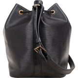 Louis Vuitton Noir Epi Leather Sac Noé Petit Shoulder Bag