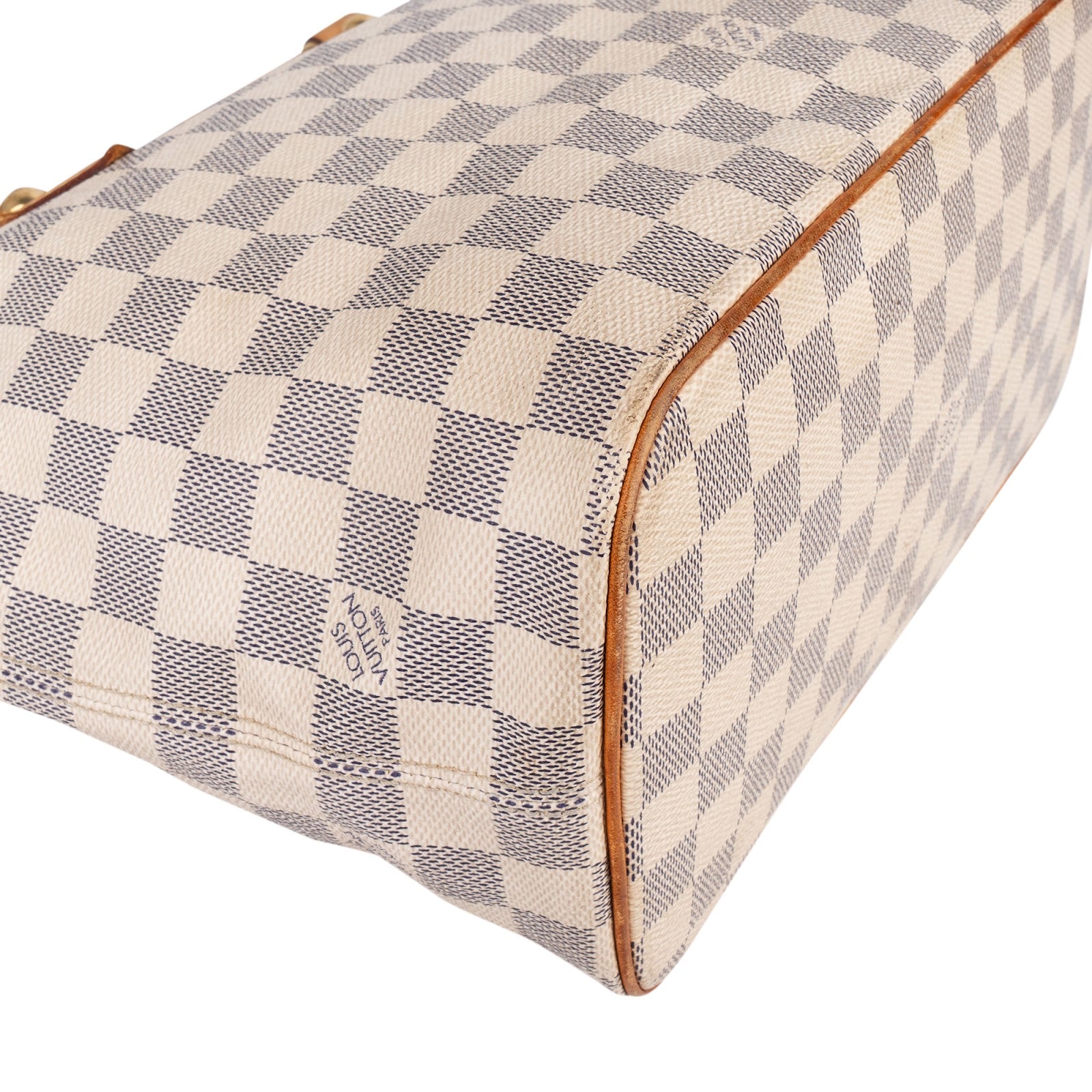 Louis Vuitton Monogram Damier Azur Canvas Saleya PM Handbag - vintageandkickz