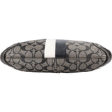 Coach Monogram Signature Stripe Hobo Shoulder Bag