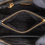 Prada Black Saffiano Leather Small Promenade Handbag
