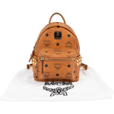 MCM Monogram Visetos Studs Mini Backpack