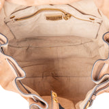 Miu Miu Brown Vitello Lux Leather Hobo Handbag