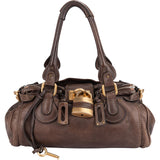Chloé Brown Leather Paddington Satchel Handbag
