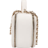 Chanel Quilted Lambskin Vanity Chain Crossbody Handbag