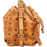 MCM Monogram Visetos Dessau Drawstring Crossbody Bag