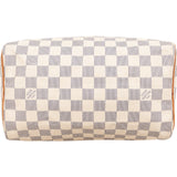 Louis Vuitton Monogram Damier Azur Canvas Speedy 25 Handbag