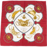 Hermès Springs Silk Carre 90 Scarf Tuch
