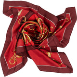 Hermès Mors et Gourmettes Silk Carre 90 Scarf Tuch