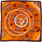 Hermès Jeu des Omnibus et Dames Blanches Silk Carre 70 Scarf Tuch