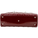 Christian Dior Quilted Patent Leather Lady Dior Handbag - vintageandkickz