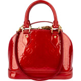 Louis Vuitton Monogram Vernis Leather Alma BB Handbag