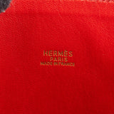 Hermès Rouge Courchevel Leather Bolide 35 Handbag
