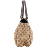 Gucci Monogram GG Canvas Abbey D-Ring Satchel Handbag