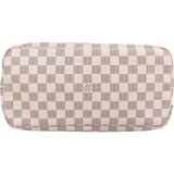 Louis Vuitton Monogram Damier Azur Canvas Neverfull MM Shoulder Bag