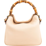 Gucci Beige Leather Bamboo Handle 1947 Small Handbag