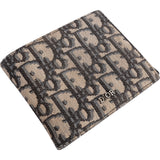 Christian Dior Oblique Trotter Monogram Jacquard Bifold Wallet