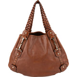 Gucci Brown Calfskin Pelham Horsebit Hobo Shoulder Bag