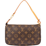 Louis Vuitton Monogram Canvas Pochette Accessoires Handbag