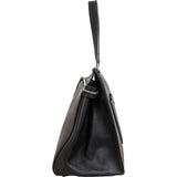 Céline Black Grained Calfskin Edge Shoulder Bag