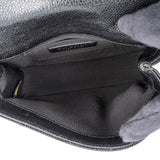 Chanel Quilted Caviar Leather Ultramatte So Black Mini Rectangular Single Flap Crossbody Bag