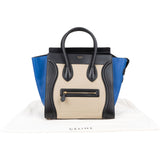 Céline Tricolor Leather Luggage Handbag