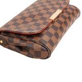Louis Vuitton Monogram Damier Ebene Favorite MM Crossbody Handbag