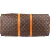 Louis Vuitton Monogram Canvas Keepall 55 Bandoulière Travel Bag
