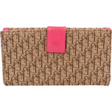 Christian Dior Trotter Monogram Canvas Pink Wallet