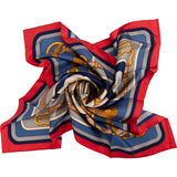 Hermès Coaching Silk Carre 90 Scarf Tuch
