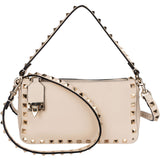 Valentino Garavani Grained Calfskin Rockstud Shoulder Crossbody Handbag