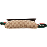 Gucci Monogram GG Canvas Web Belt Crossbody Bag