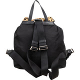Prada Leopard Print Animal Hair Triangle Multipoket Drawstring Backpack