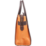 Céline Tricolor Calf Hair Luggage Tote Handbag