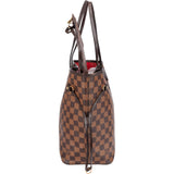Louis Vuitton Monogram Damier Ebene Neverfull MM Shoulder Bag