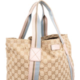 Gucci Monogram GG Canvas Tote Handbag