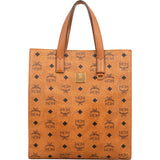 MCM Monogram Visetos Aren Paperbag Tote Handbag