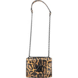Louis Vuitton Monogram Wild At Heart Cat Leopard Print Canvas Twist MM Crossbody Bag