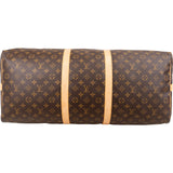 Louis Vuitton Monogram Canvas Keepall 60 Bandoulière Travel Bag