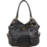 Prada Nappa Leather Gauffre Tote Hobo Shoulder Bag