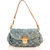 Louis Vuitton Monogram Denim Pleaty Handbag