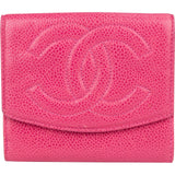 Chanel Caviar Leather CC Bifold Wallet